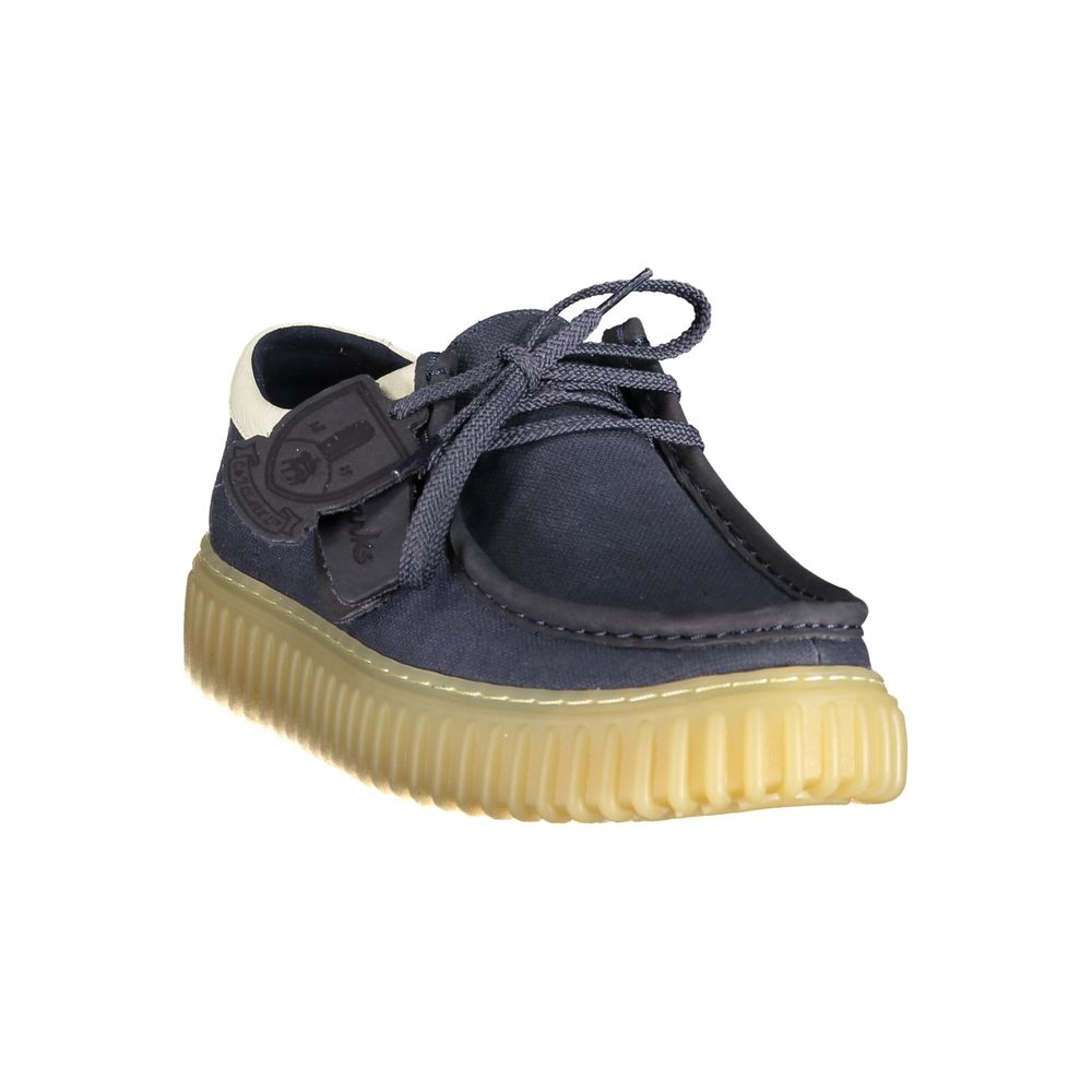 Clarks Blue Fabric Men's Shoe