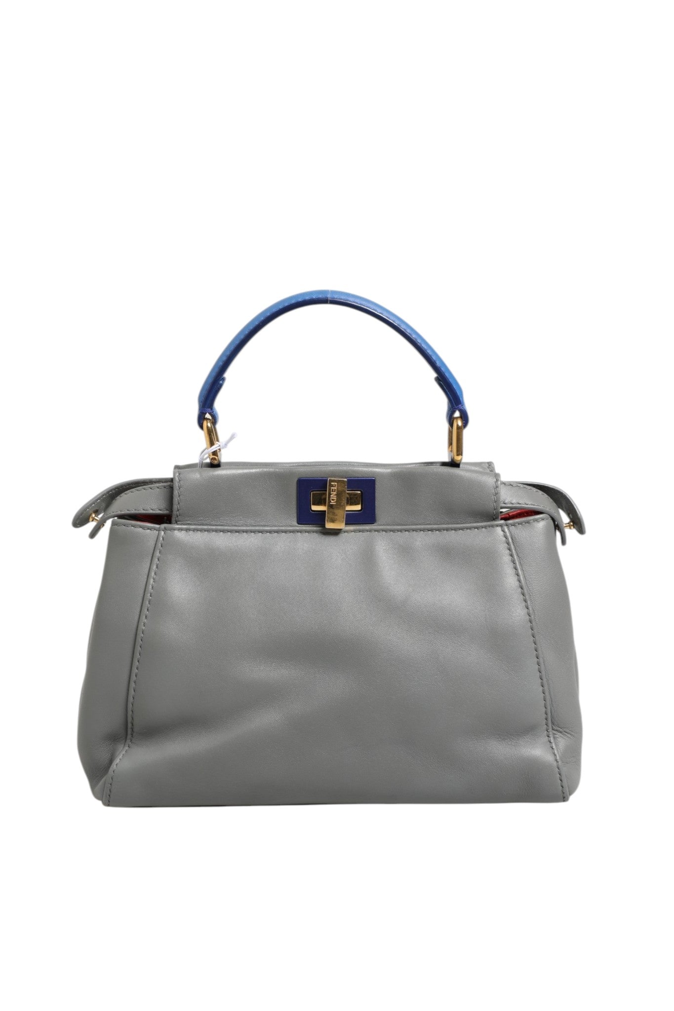 Fendi Mini Peekaboo Blue Grey