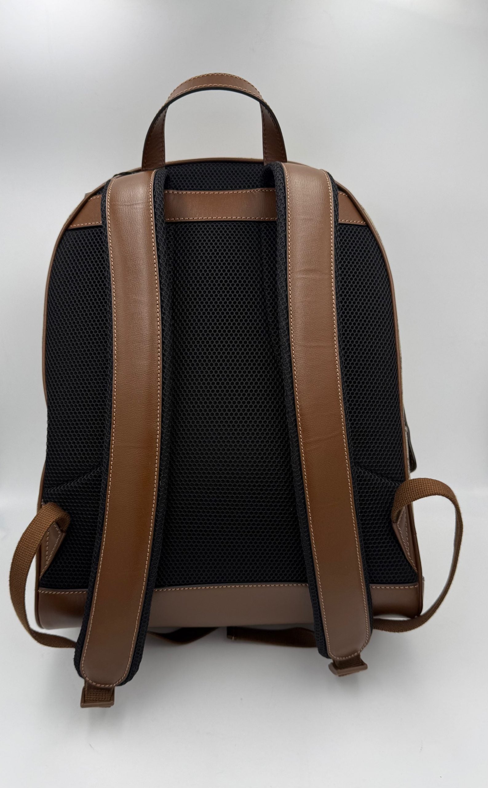 Gucci GUCCI GG Supreme and Leather Backpack