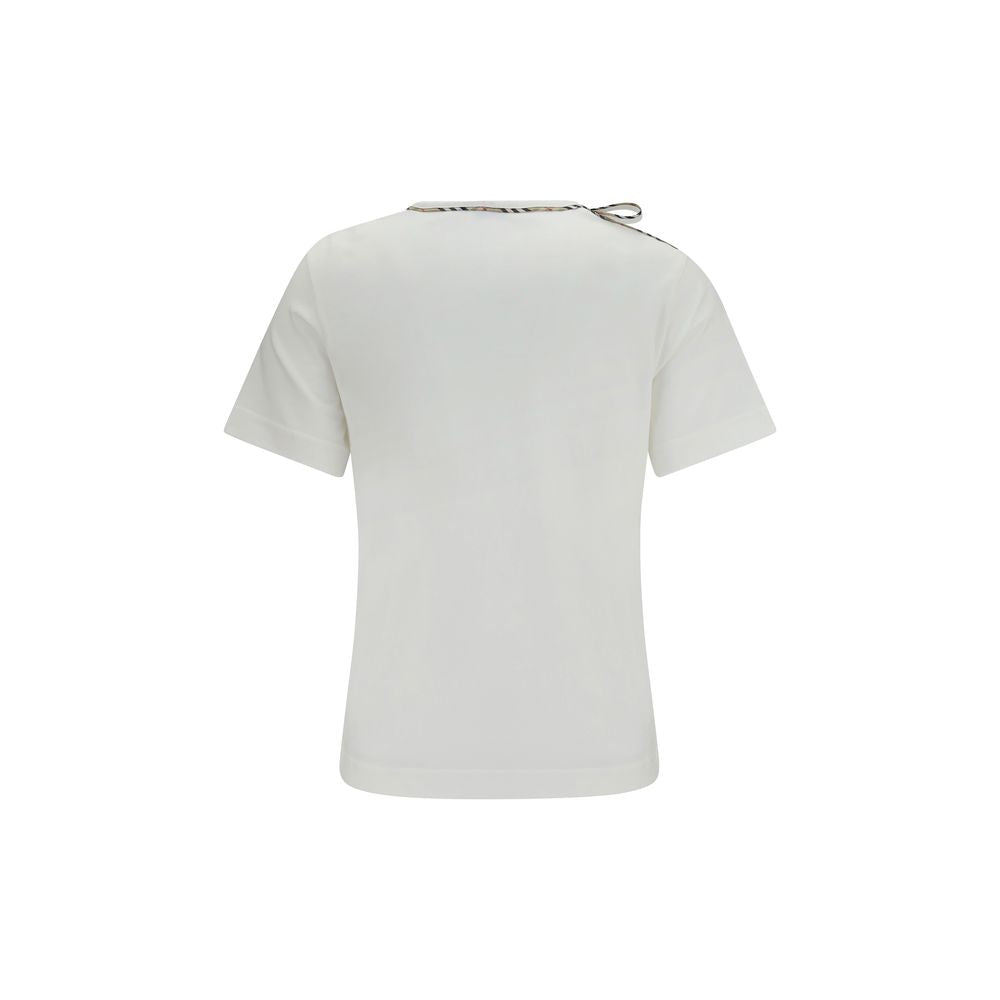 Burberry White Cotton T-Shirt
