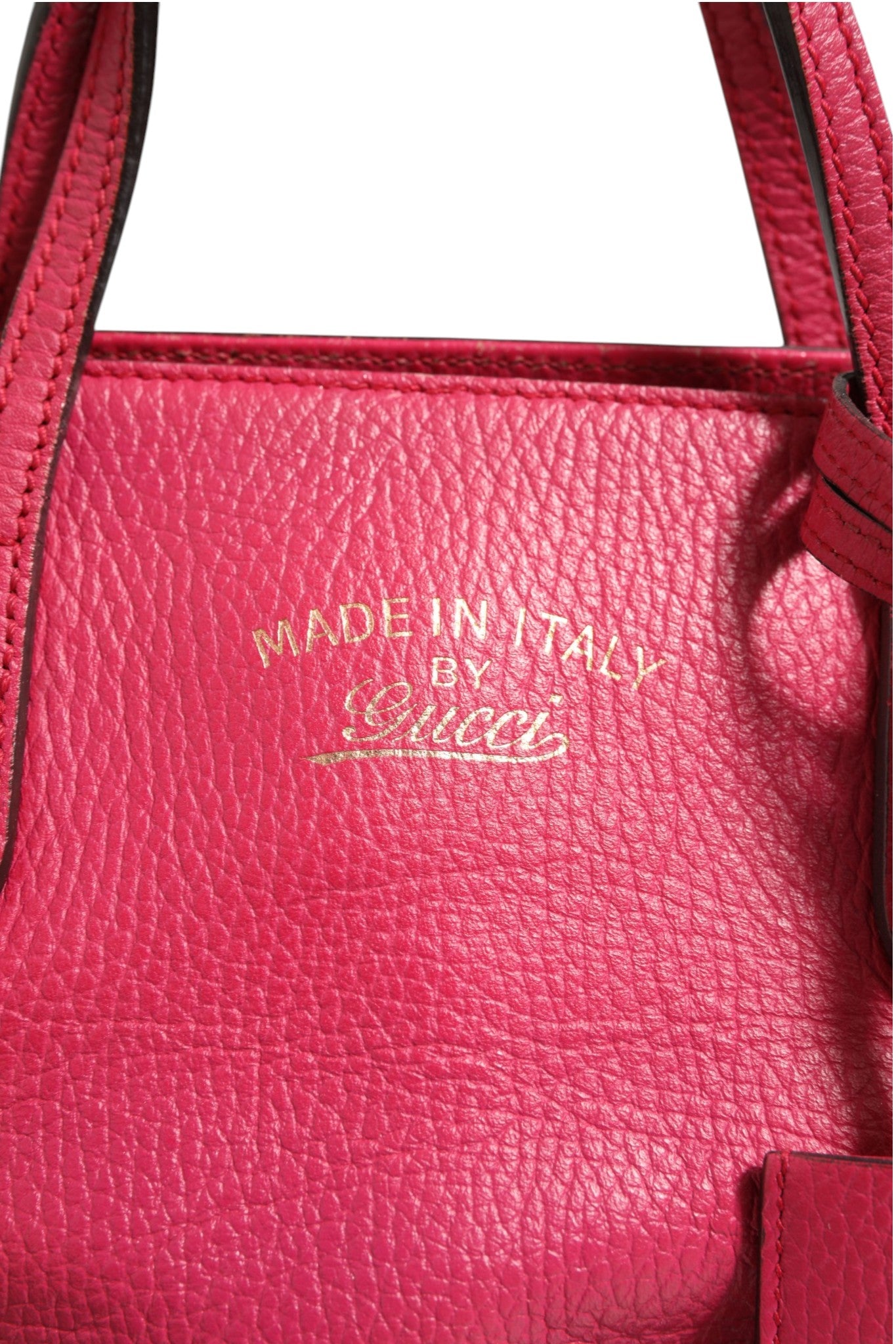 Gucci Swing Leather 2Way Tote Bag
