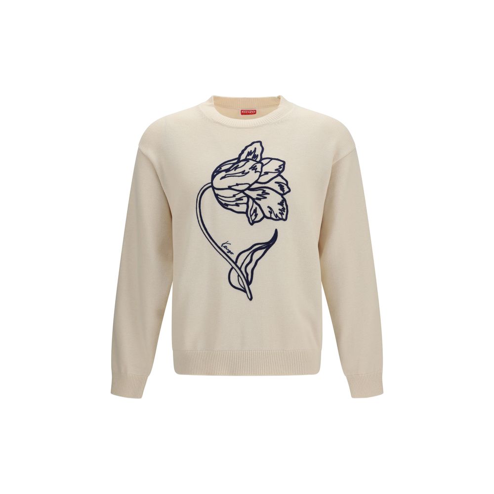Kenzo Beige Cotton Sweatshirt