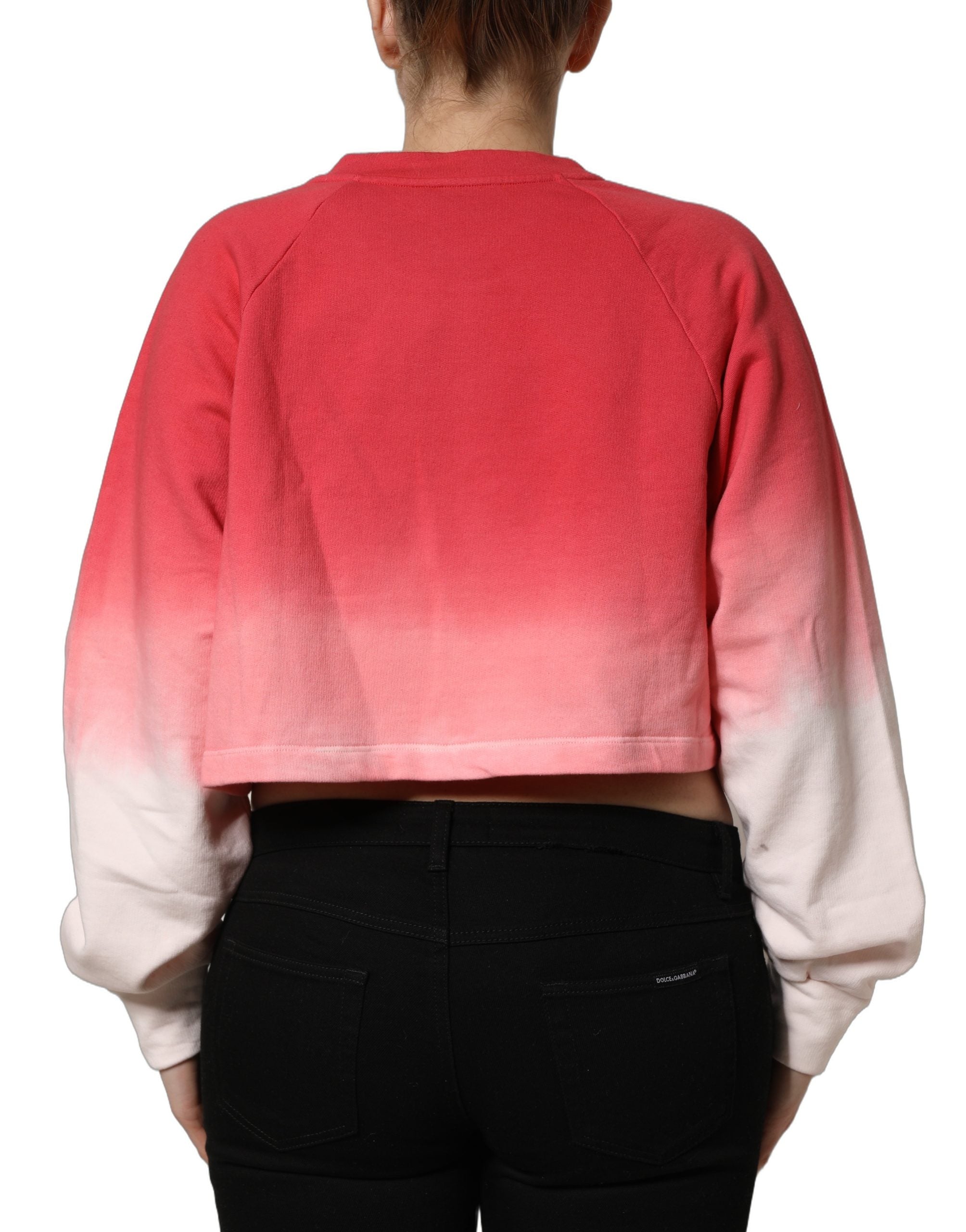 Dolce & Gabbana Multicolor StrawberryPrint Sweatshirt Sweater