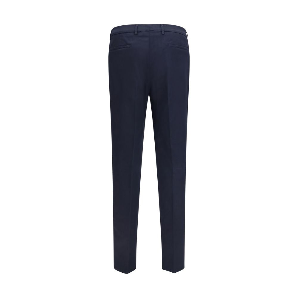 Brunello Cucinelli Black Cotton Chino Pants