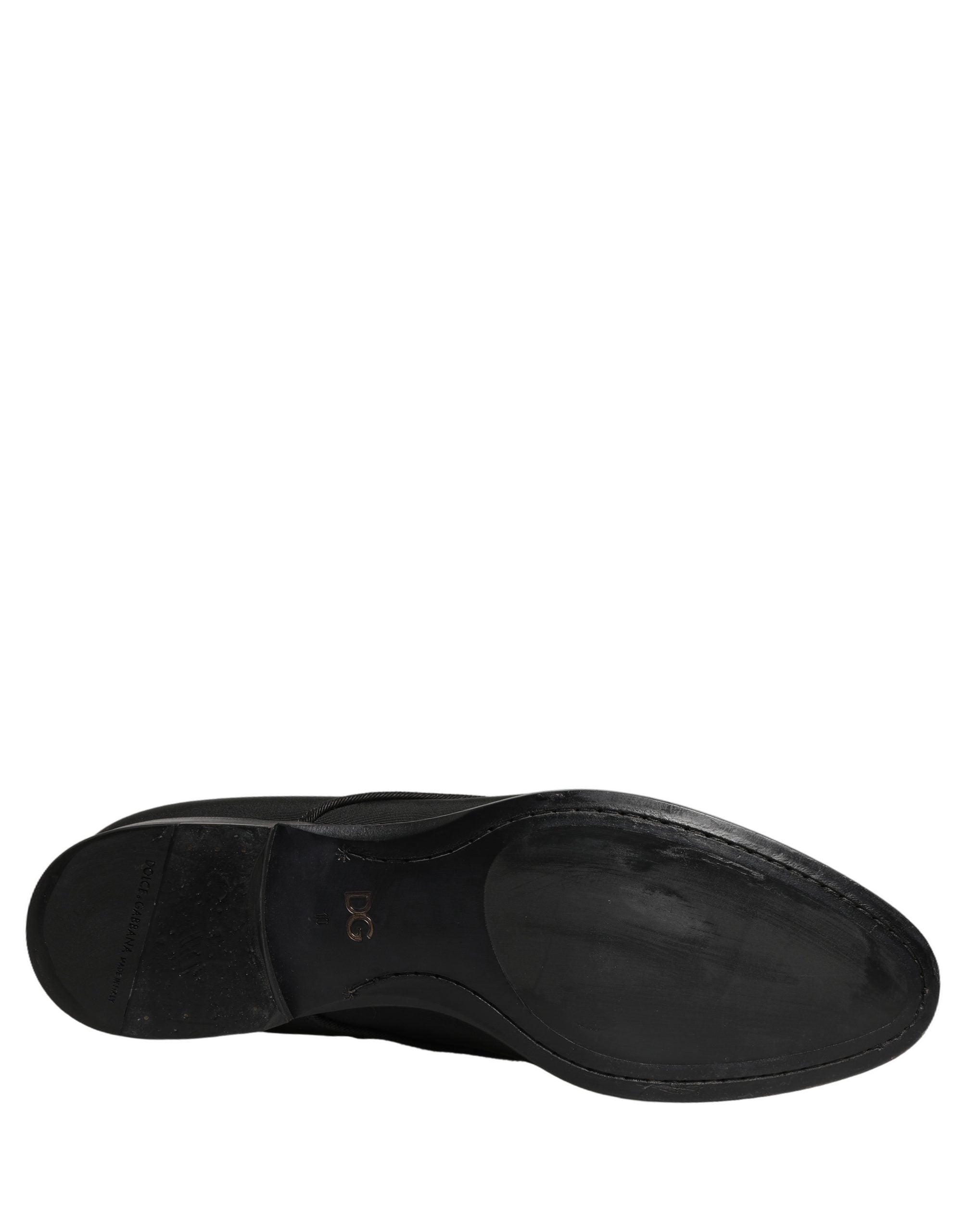 Dolce & Gabbana Black Suede Lace Up Derby Dress Formal Shoes