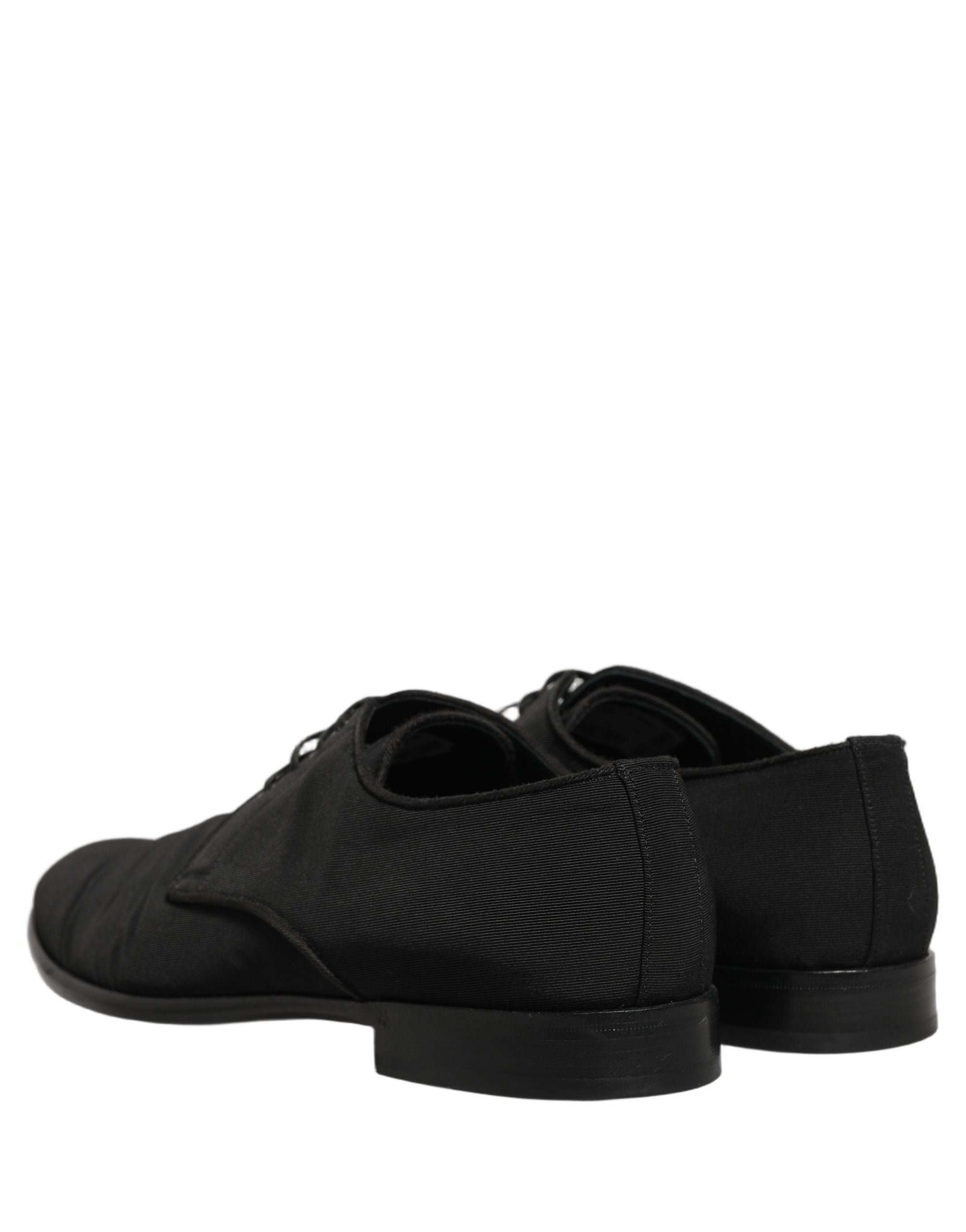 Dolce & Gabbana Black Suede Lace Up Derby Dress Formal Shoes