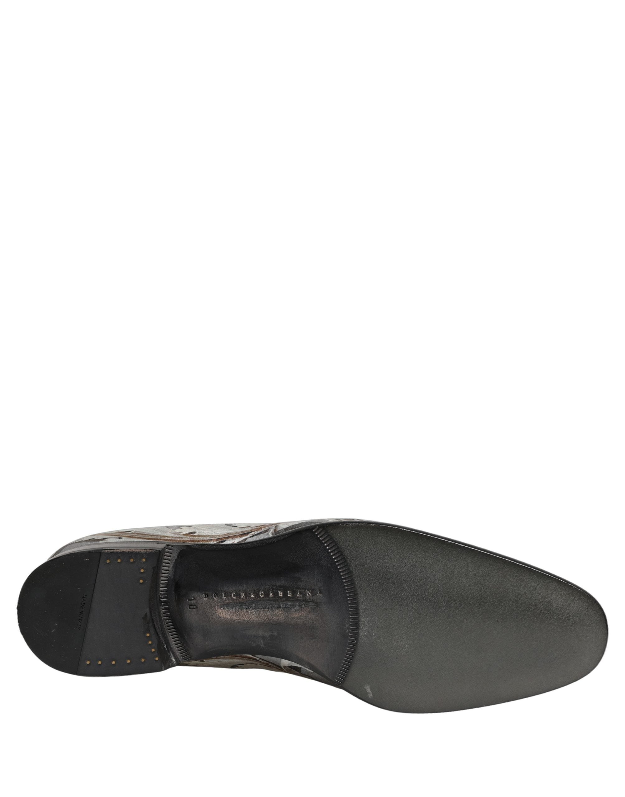 Dolce & Gabbana Multicolor Roman Slip On Dress Loafers Shoes