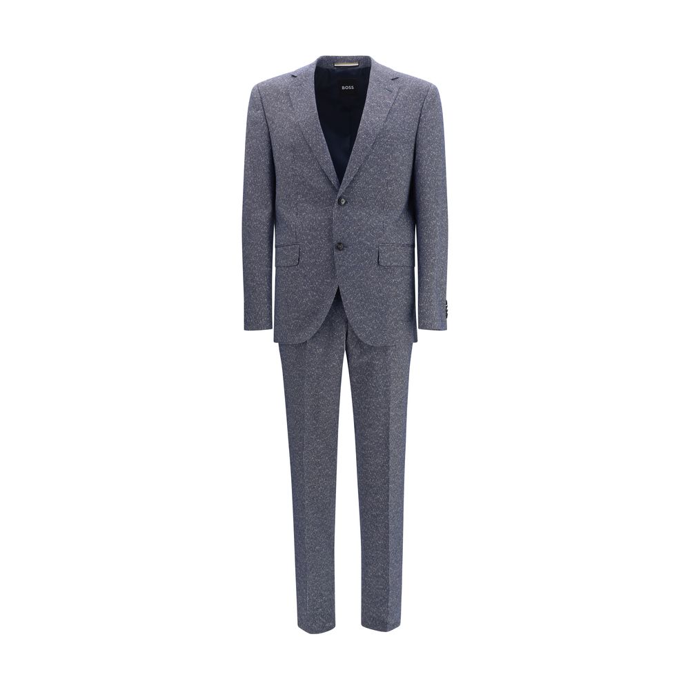 Hugo Boss Black Blue Viscose Two-Piece Suit