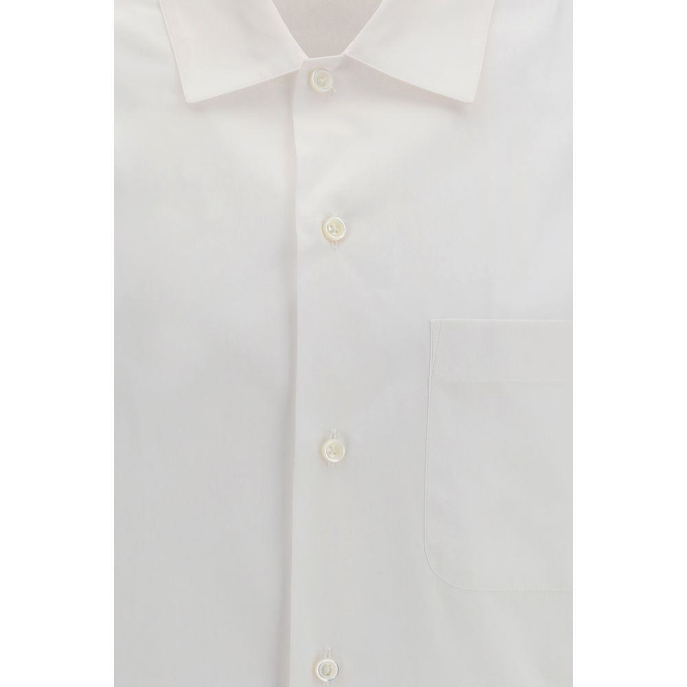 Umit Benan White Cotton Dress Shirt