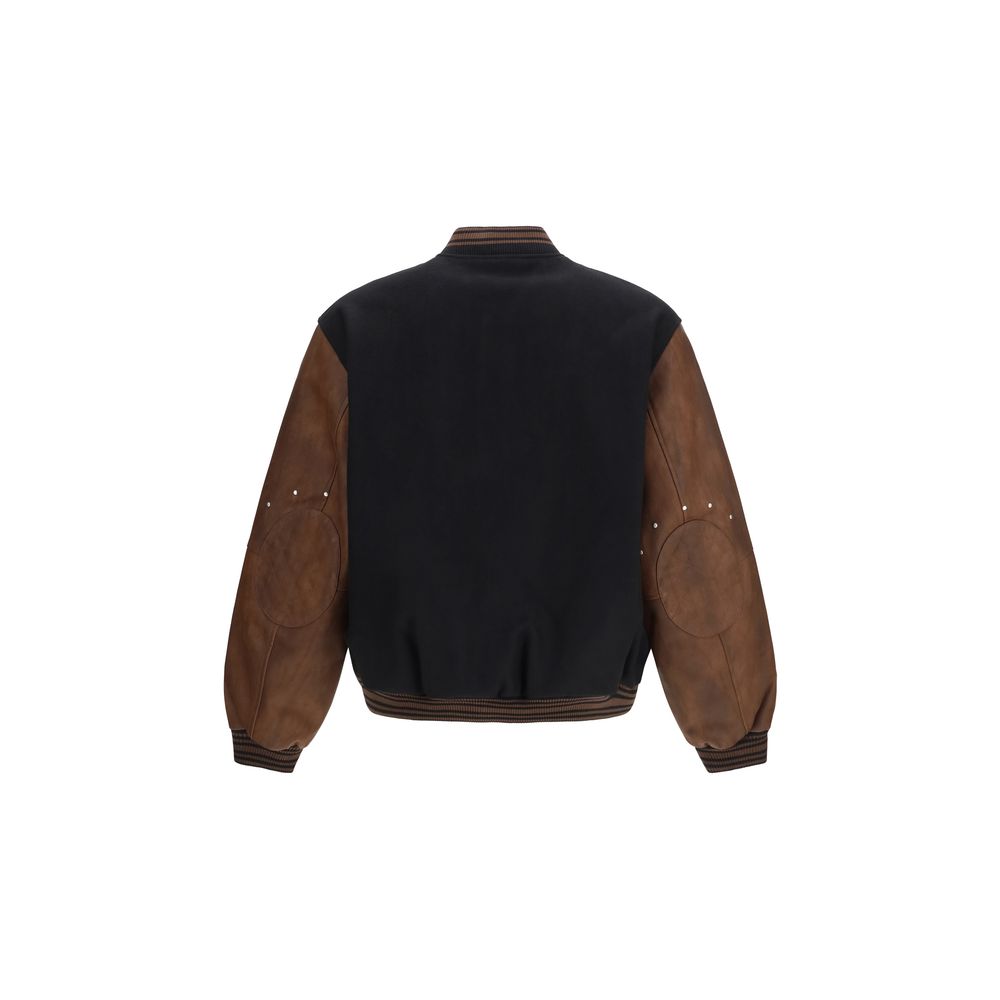 Represent Black Wool Oves Aries Bomber