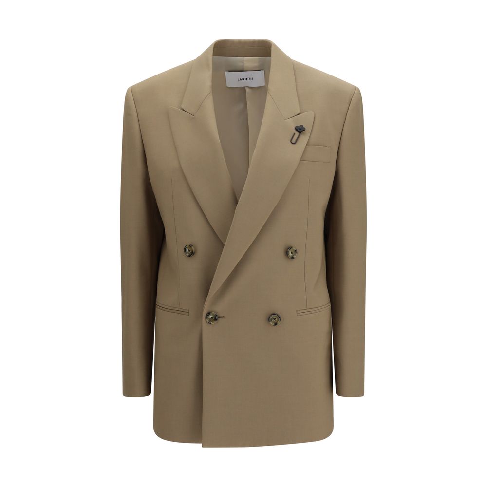 Lardini Beige Wool Oves Aries Blazer