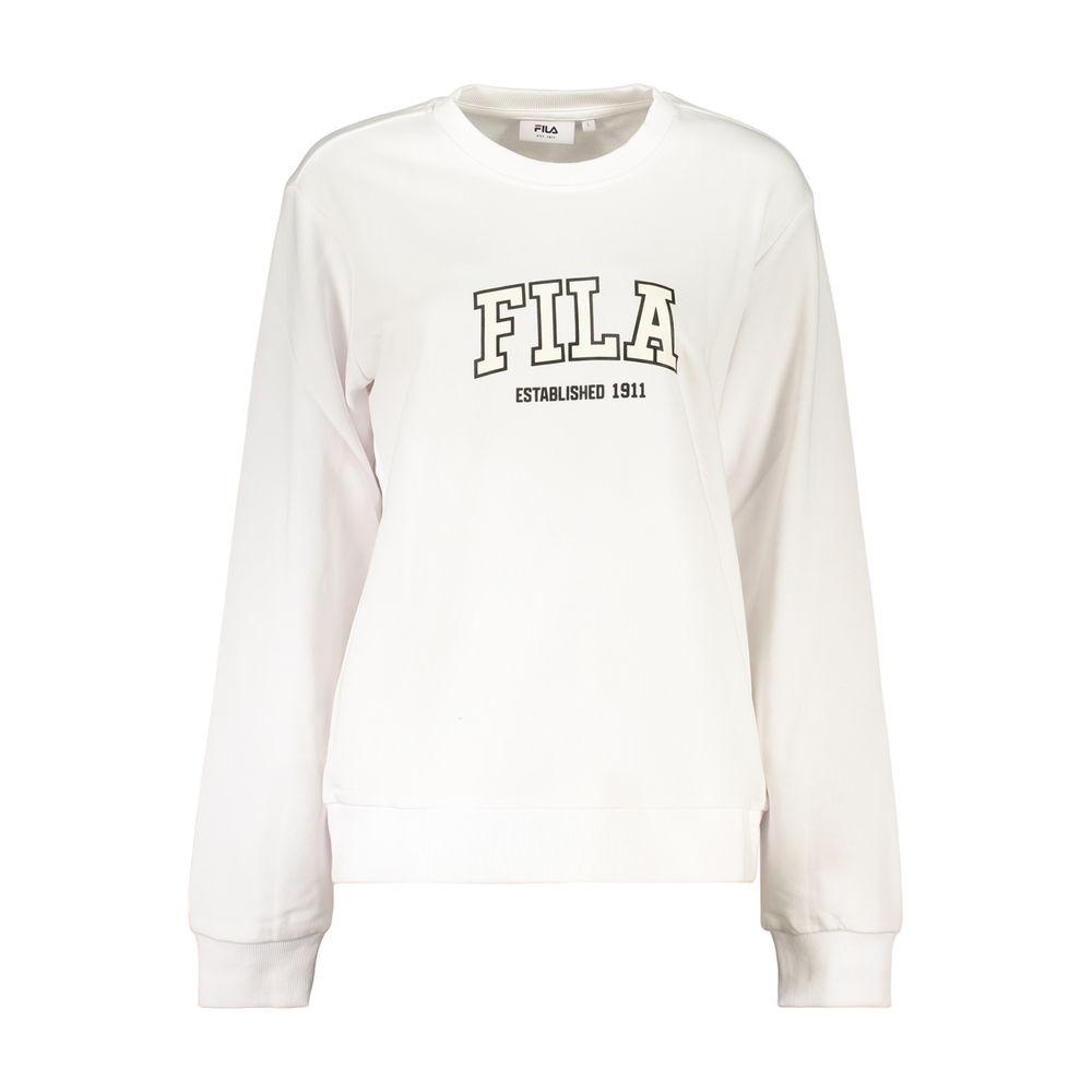 Fila White Cotton Women's Sweatshirt
