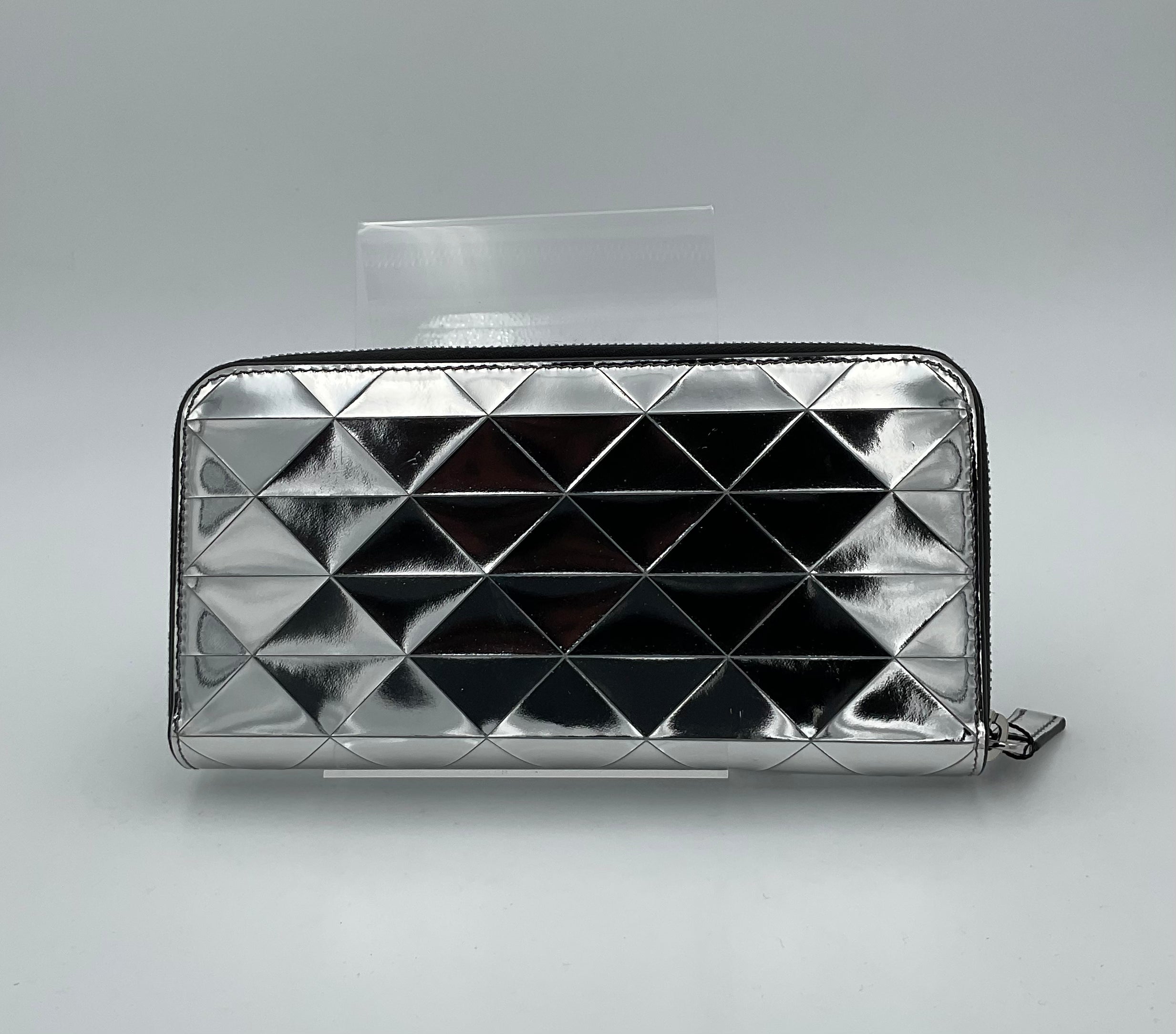 Prada PRADA Laminated Leather Wallet
