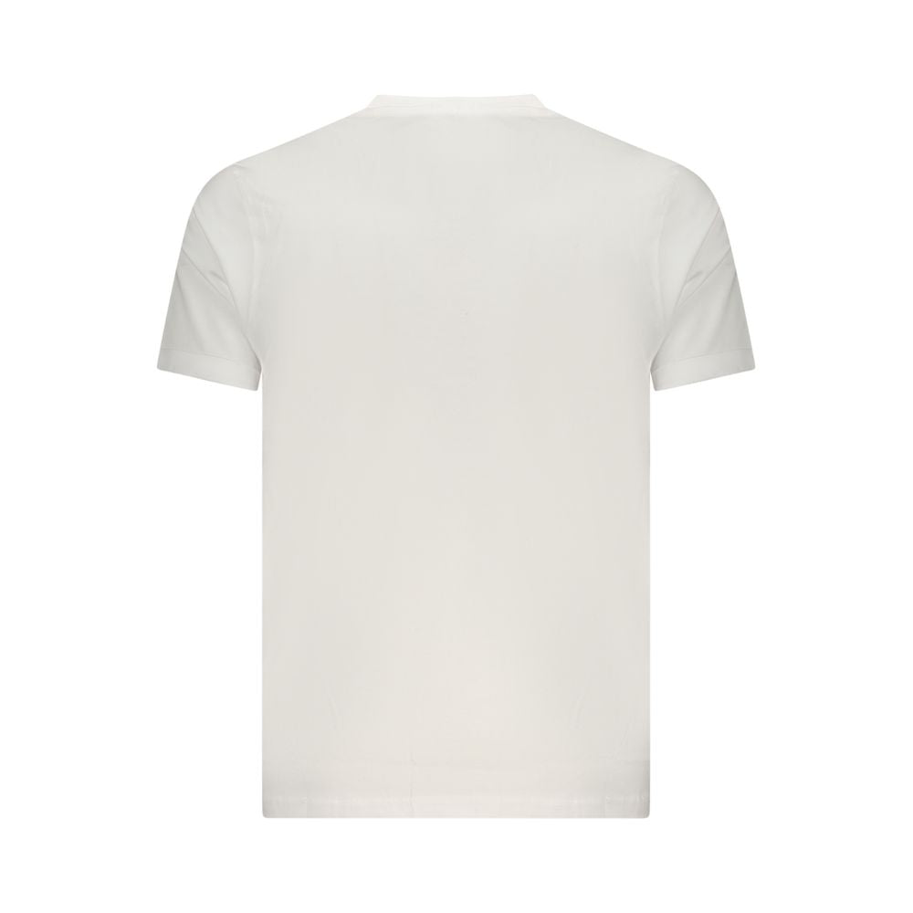 Coveri Moving White Cotton Men's T-Shirt