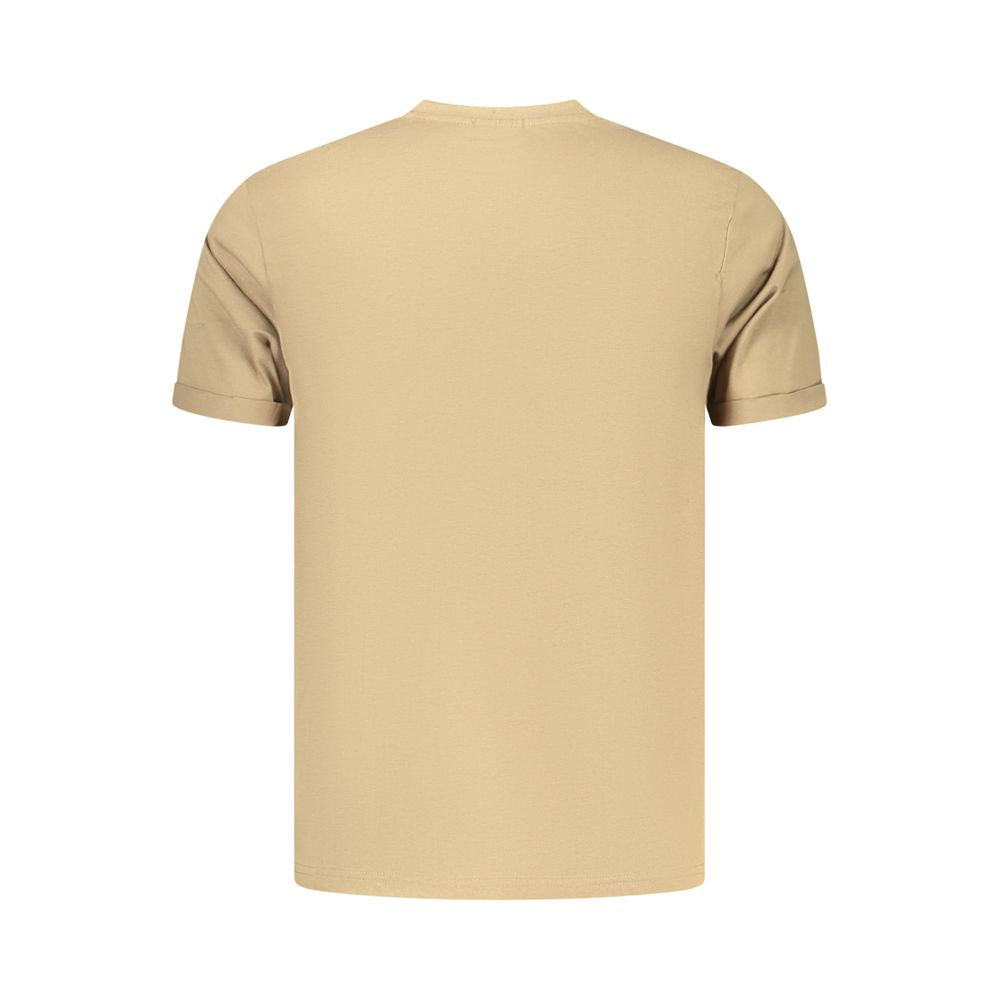 Coveri Moving Brown Cotton Men's Shirt