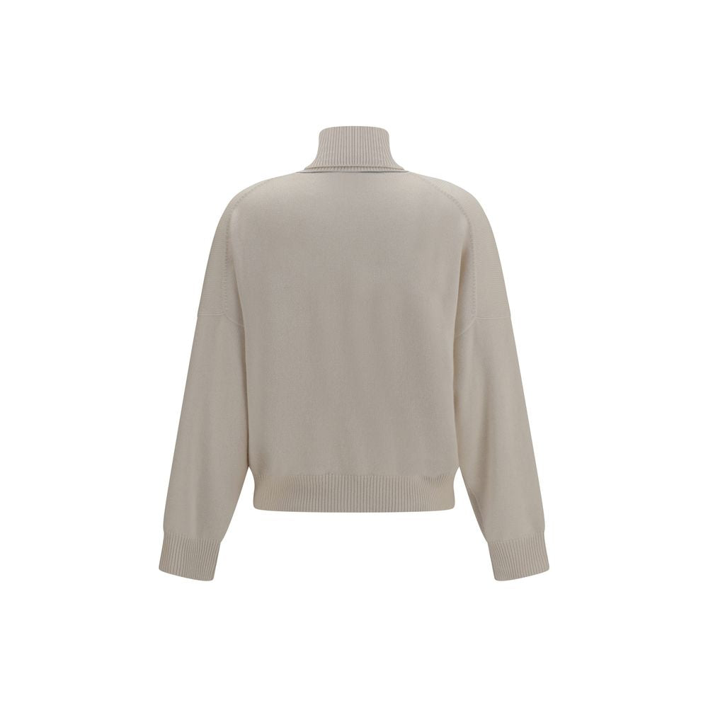 Brunello Cucinelli Beige Cashmere Sweater