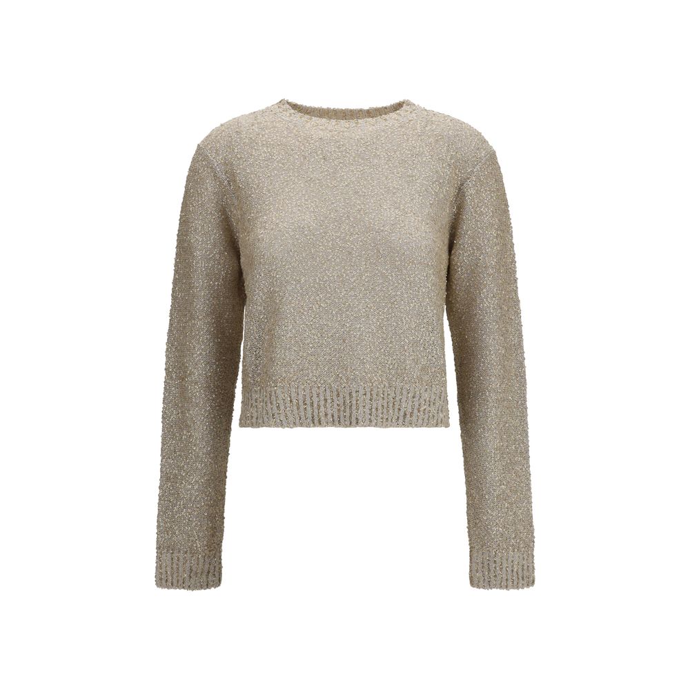 Brunello Cucinelli Beige Linen Sweatshirt