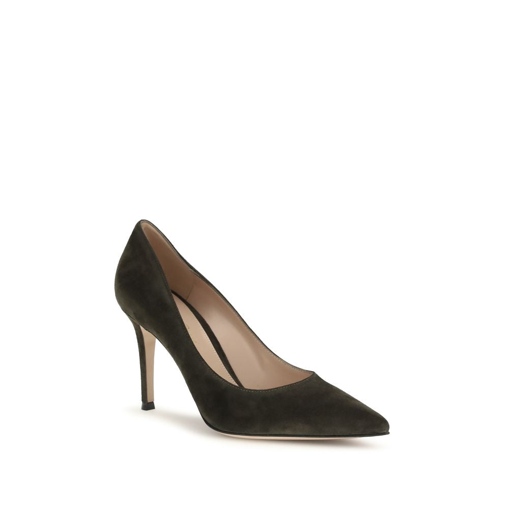 Gianvito Rossi Bicolor Calf Leather Bos Taurus High Heel Pumps