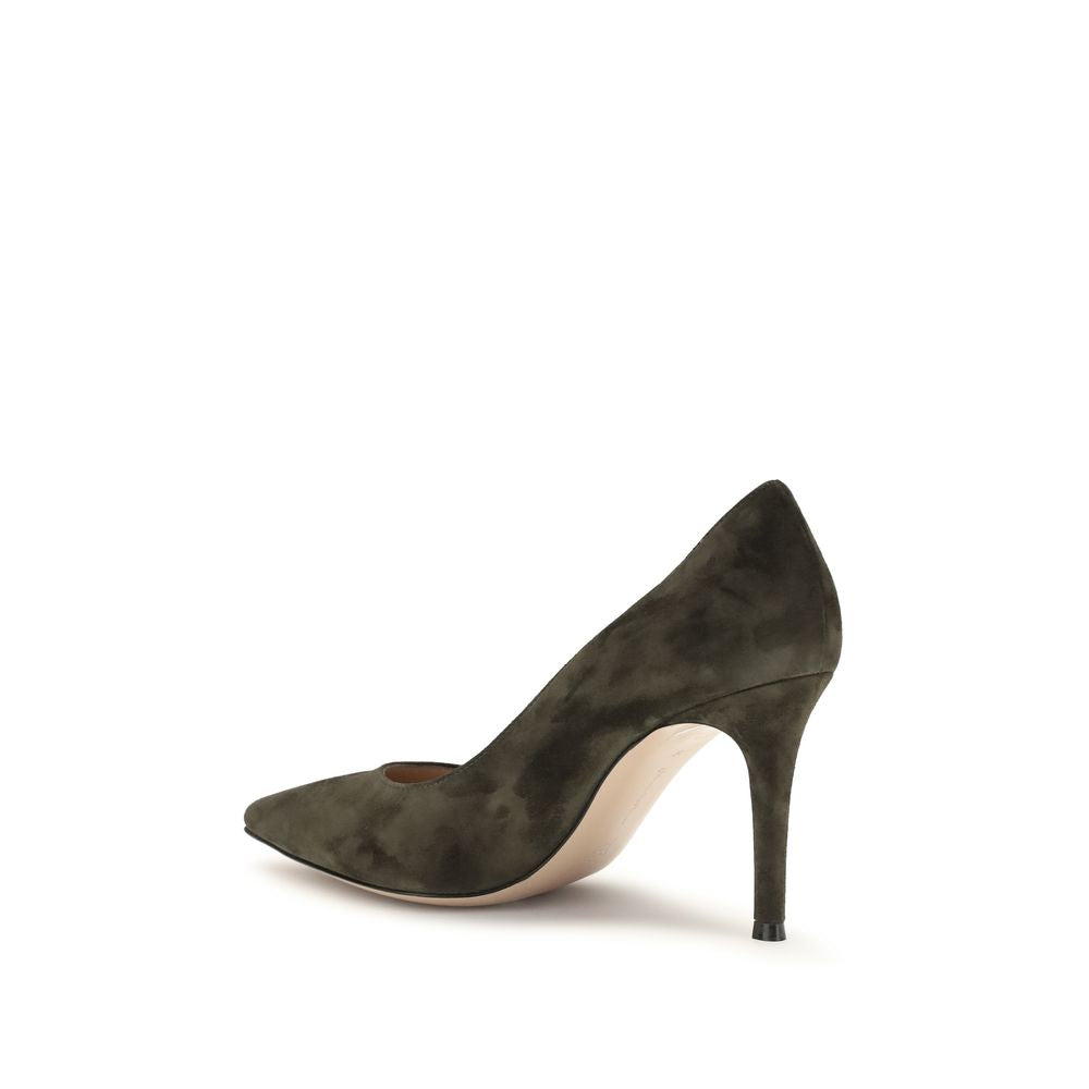 Gianvito Rossi Bicolor Calf Leather Bos Taurus High Heel Pumps
