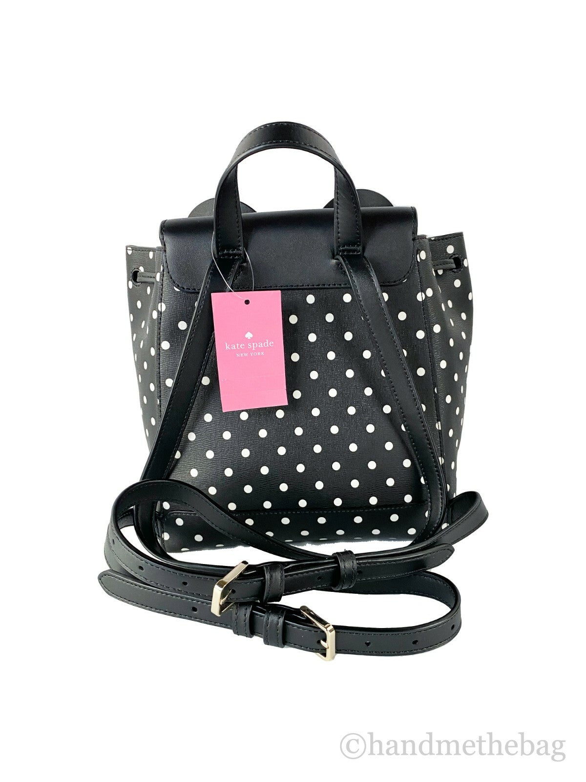 Kate Spade Disney Minnie Mouse Medium Leather Backpack Bookbag Bag