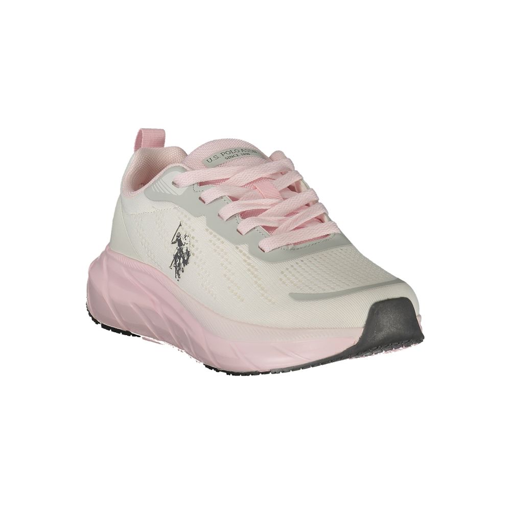 U.S. POLO ASSN. White Polyurethane Women's Sneaker