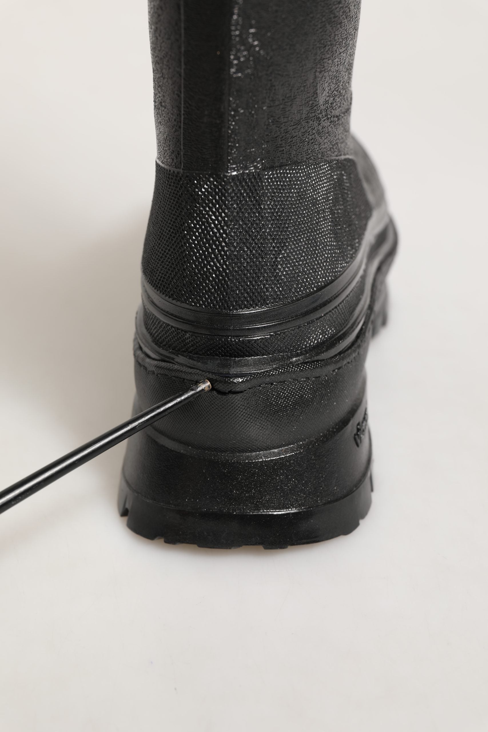 Dolce & Gabbana Black PVC Pull On Rain Boots Men Shoes