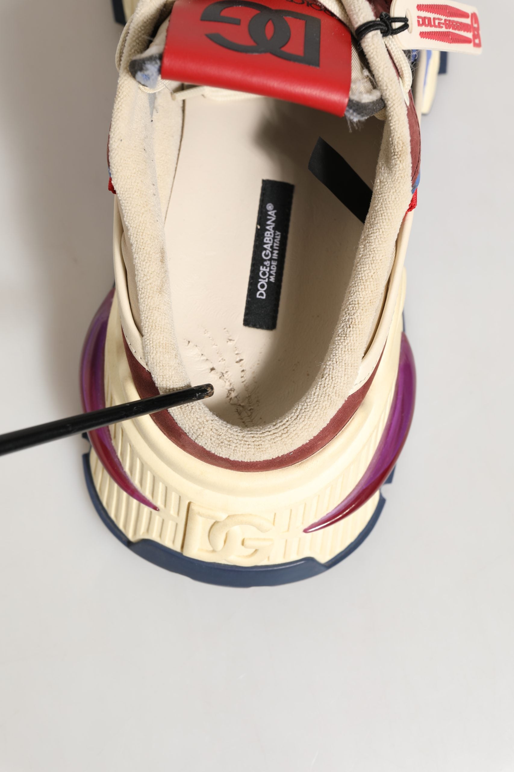 Dolce & Gabbana Multicolor Low Top Airmaster Sneakers Shoes