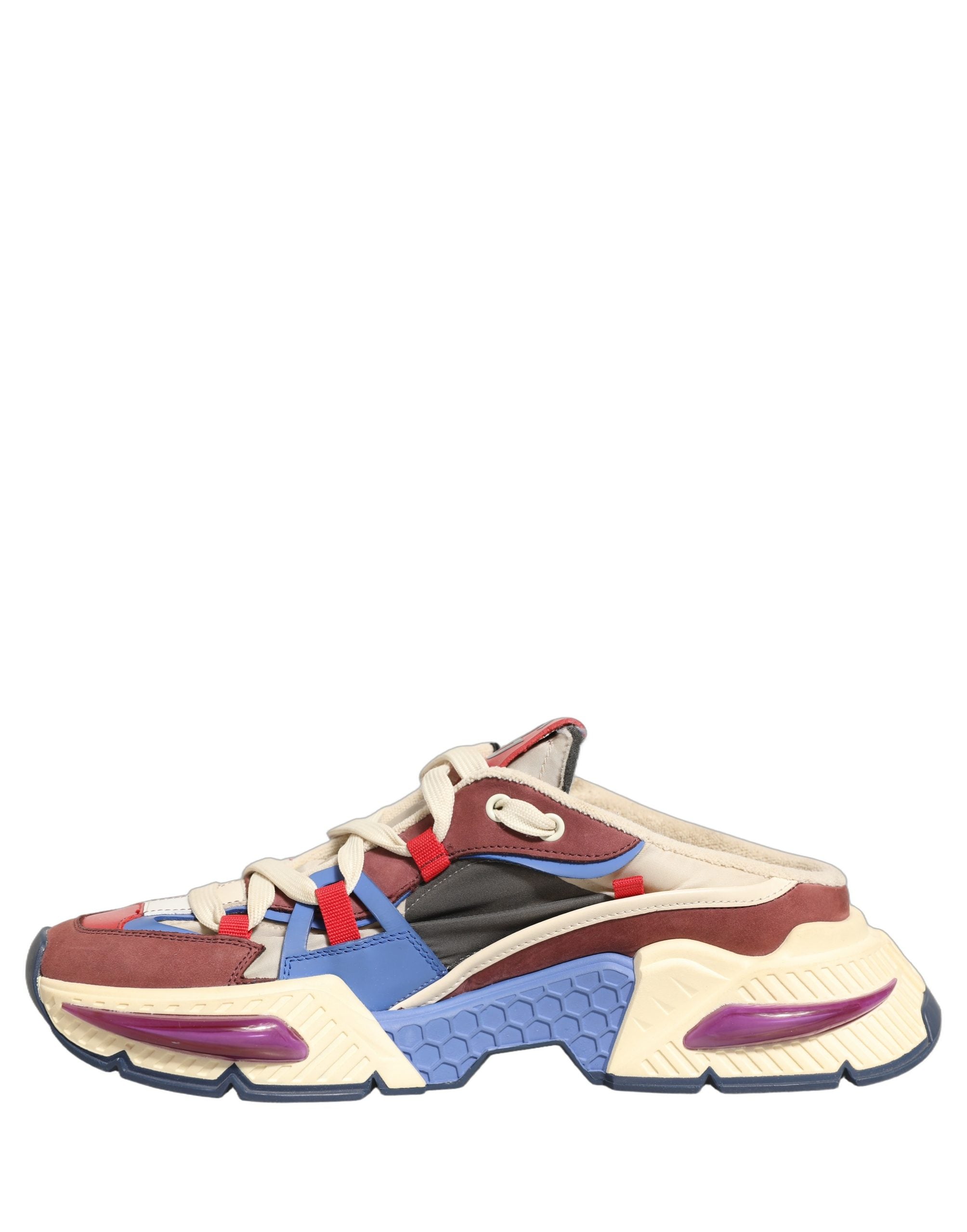 Dolce & Gabbana Multicolor Low Top Airmaster Sneakers Shoes