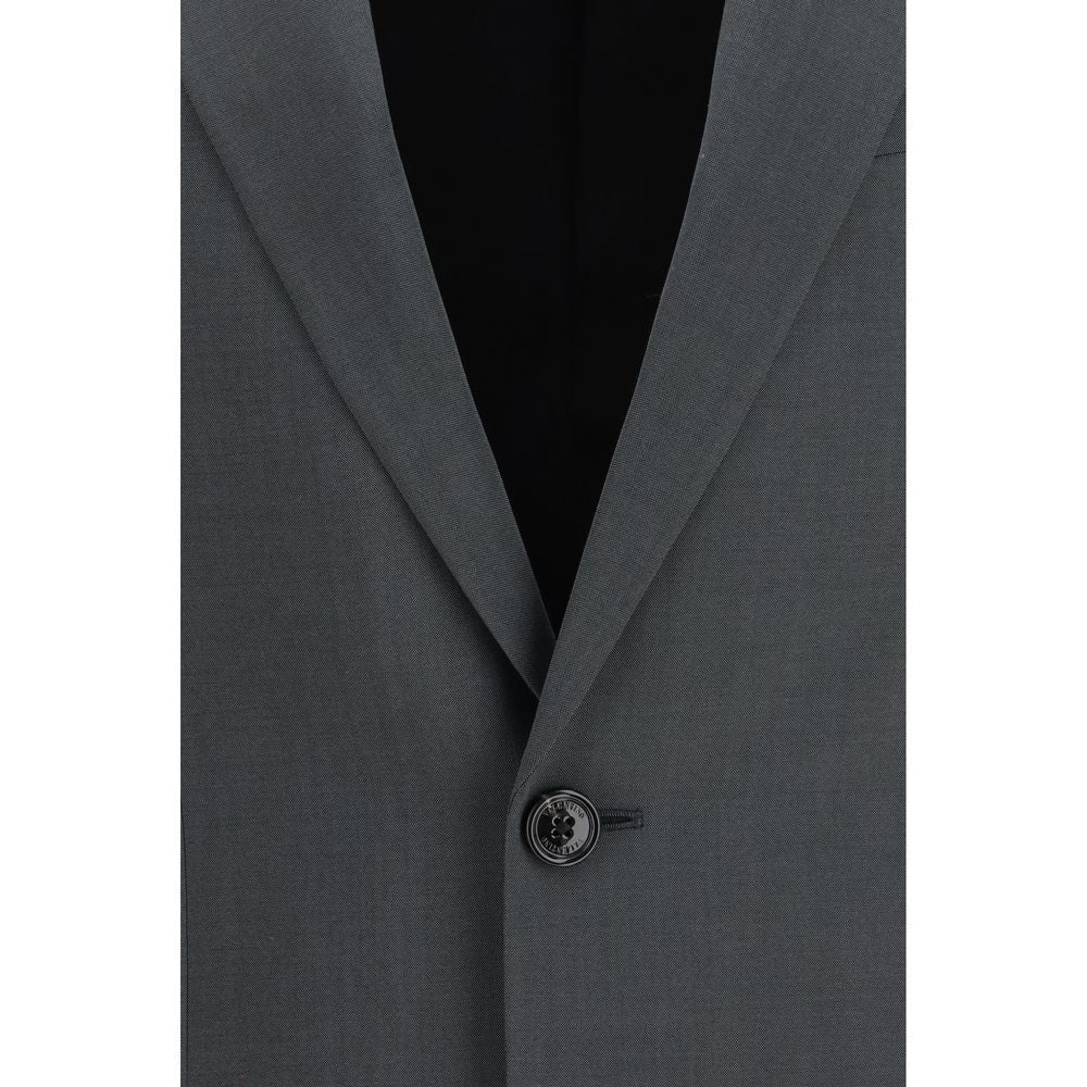Valentino Garavani Gray Wool Oves Aries Jacket