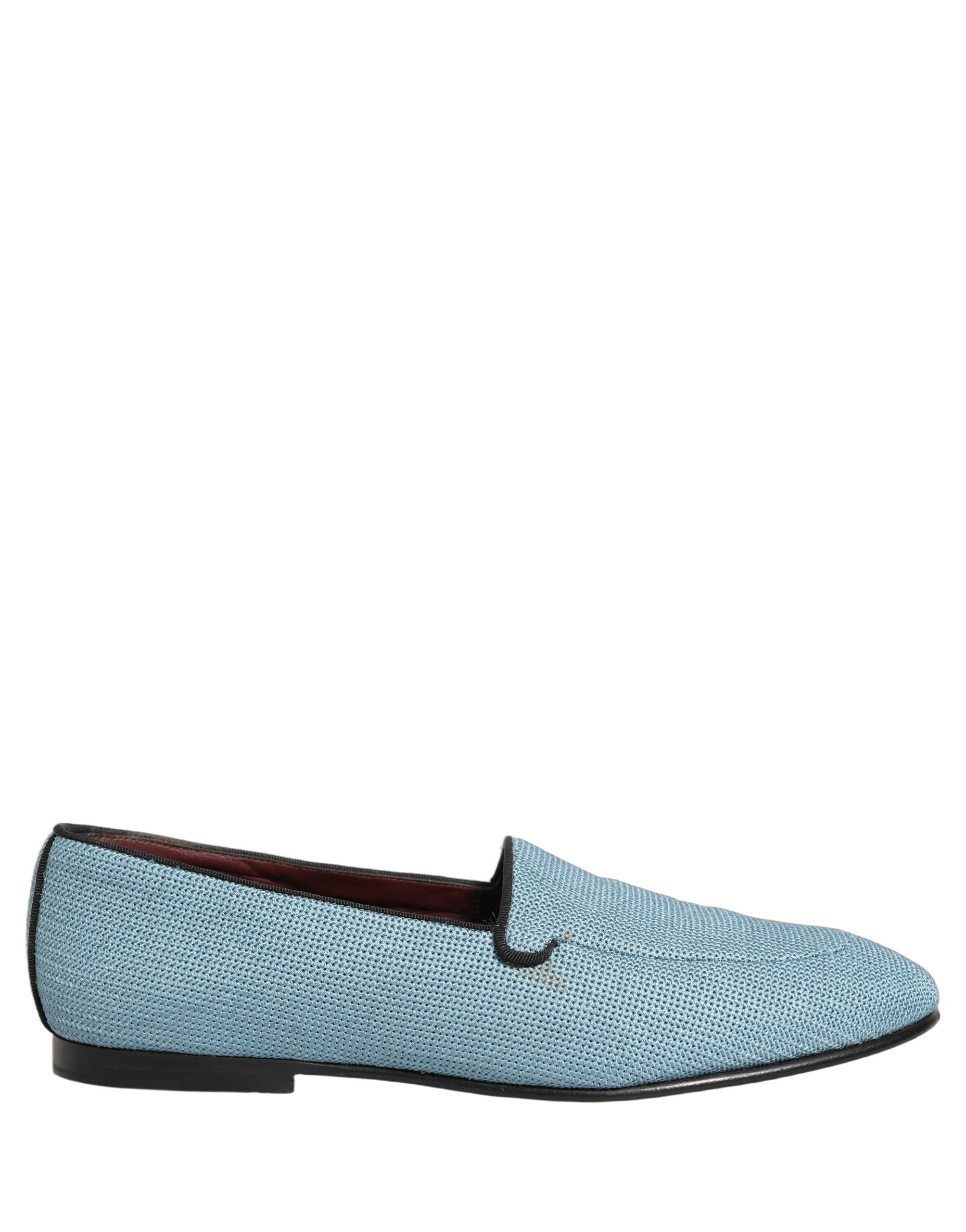 Dolce & Gabbana Blue Woven Men Slip On Dress Loafers Shoes