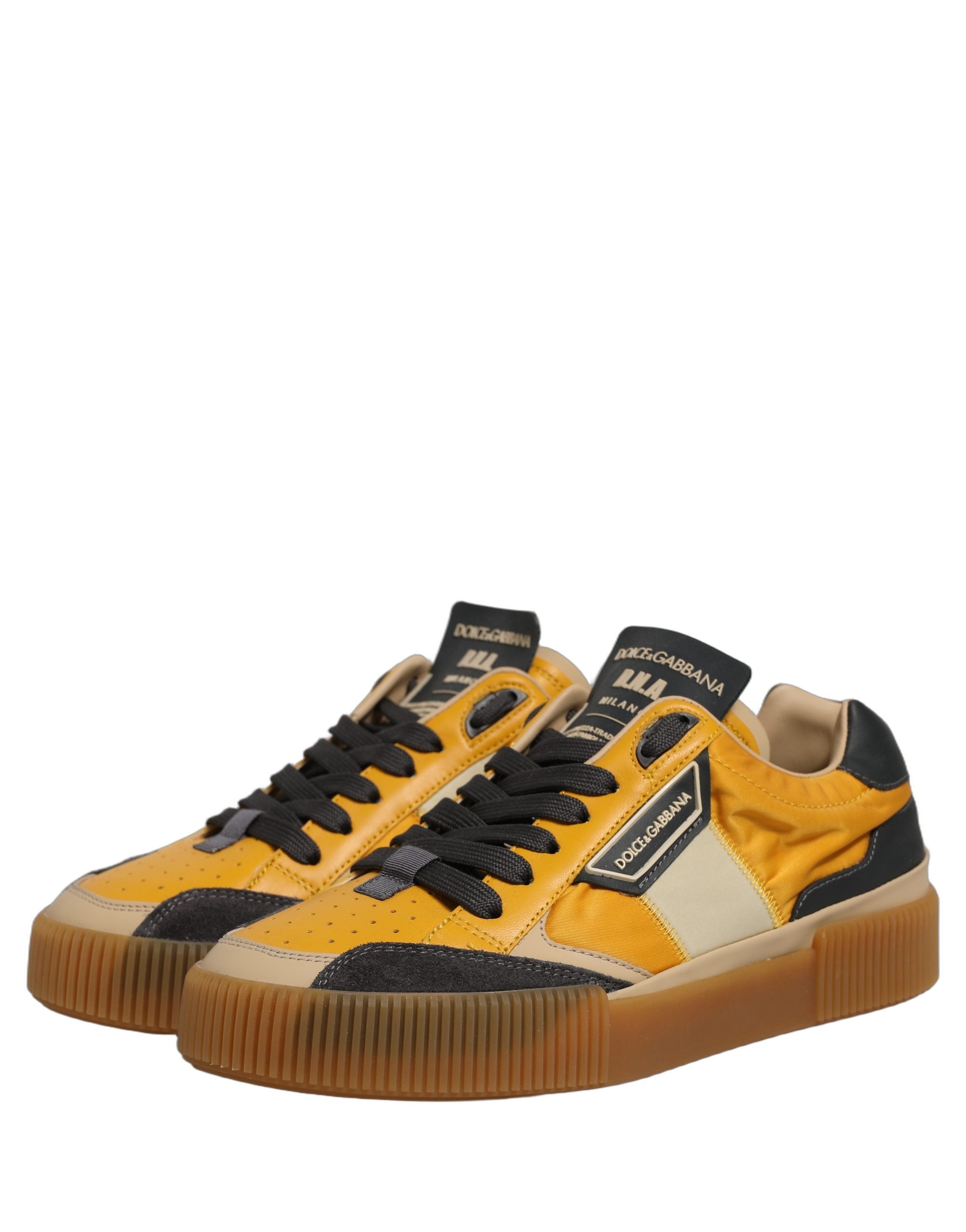 Dolce & Gabbana Multicolor MIAMI Low Top Men Sneakers Shoes