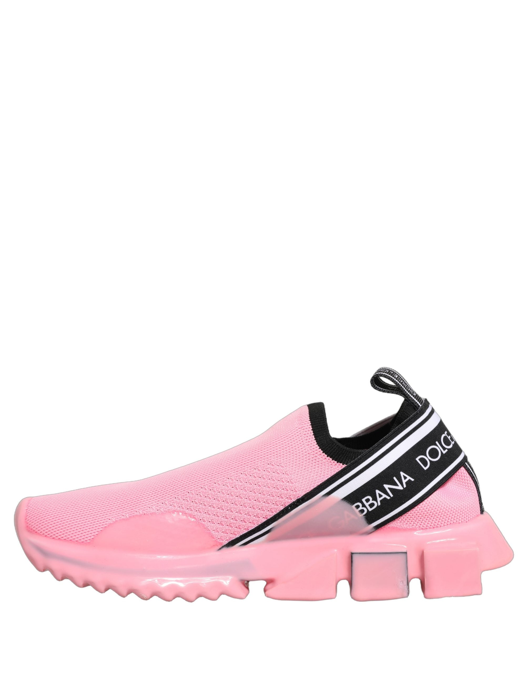 Dolce & Gabbana Pink Slip On Low Top Sorrento Sneakers Shoes