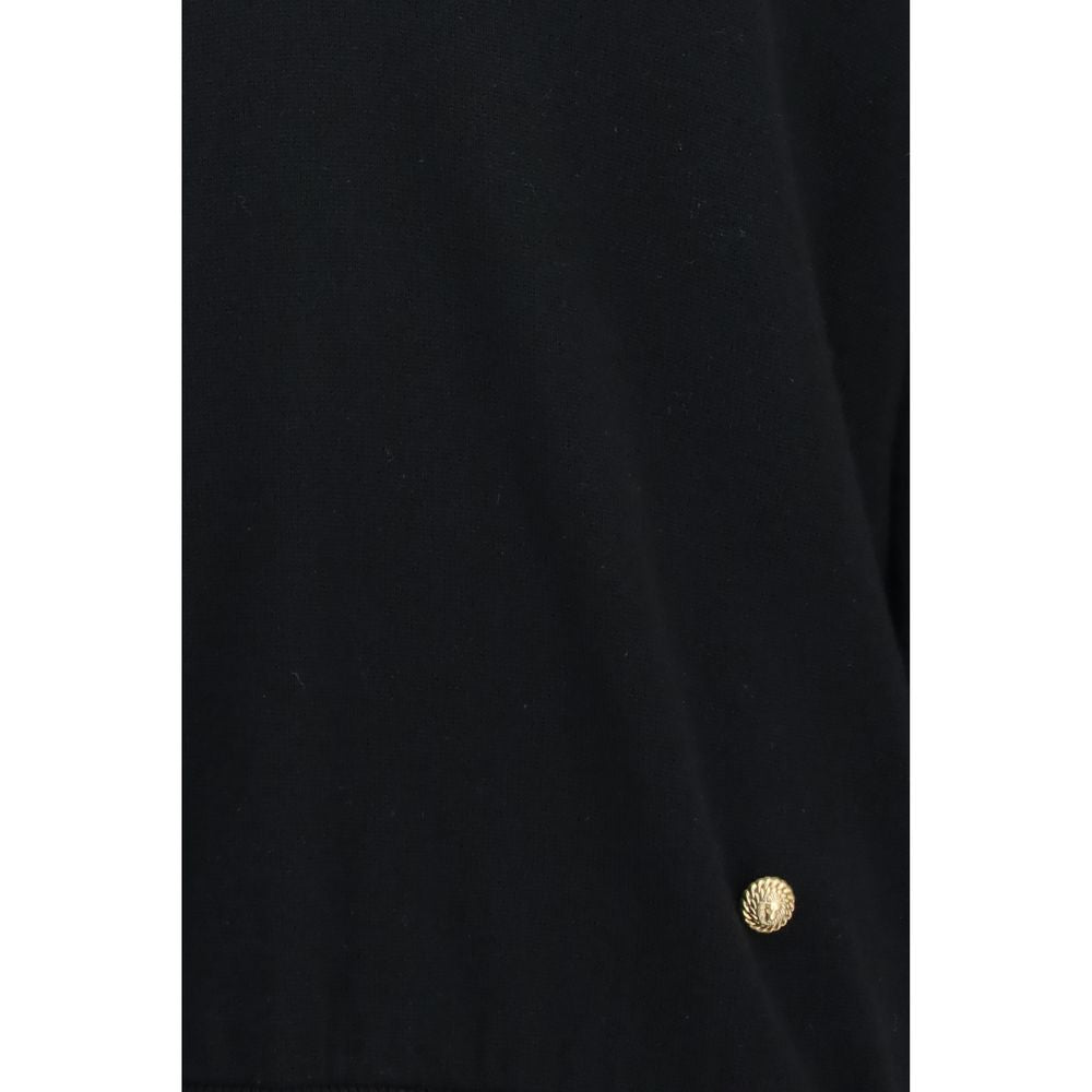 Balmain Black Wool Oves Aries Sweatshirt