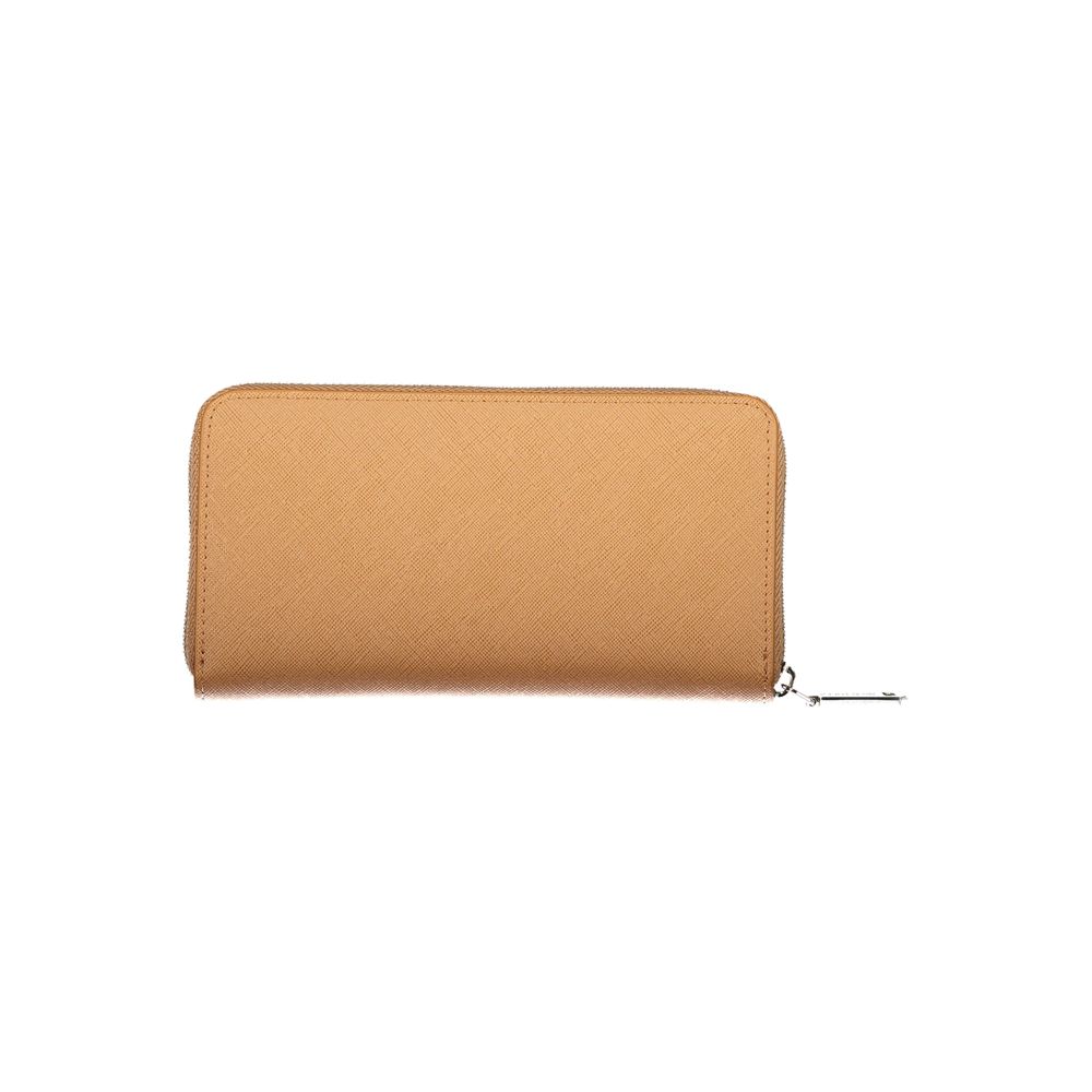 Mario Valentino Brown Polyurethane Women's Wallet