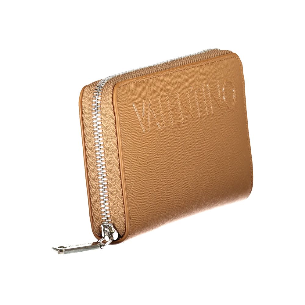 Mario Valentino Brown Polyurethane Women's Wallet