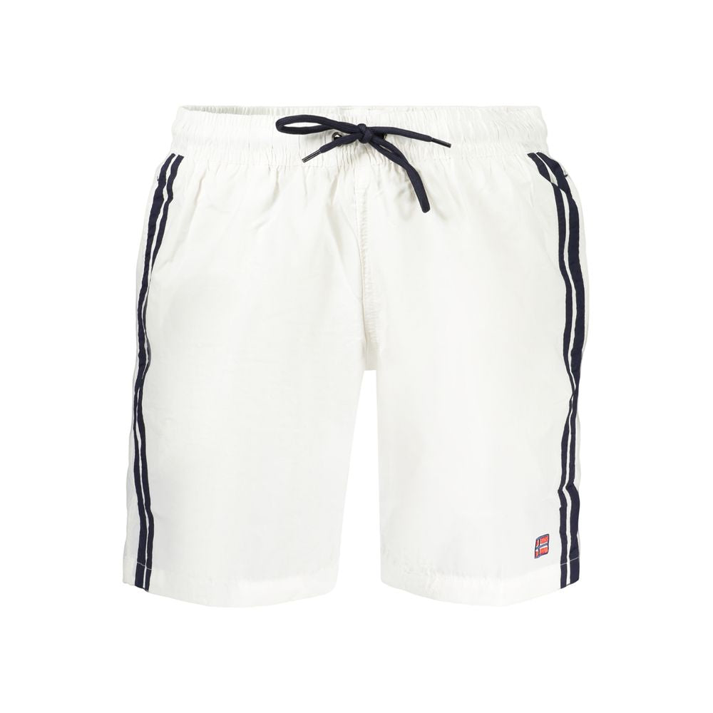 Norway 1963 Bianco Polyamide Men's Swimwear
