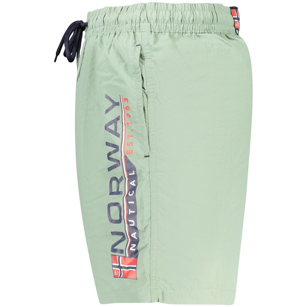 Norway 1963 Green Polyamide Men's Swimwear