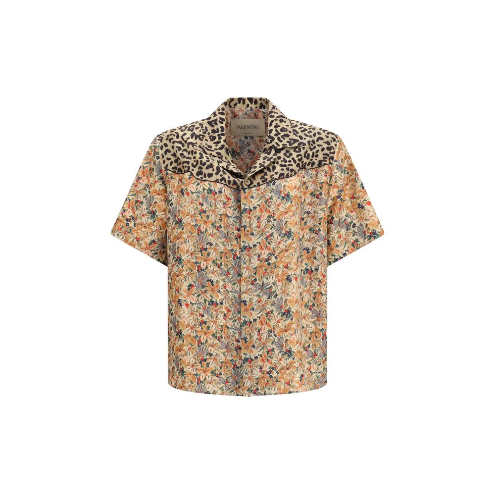 Valentino Garavani Multicolor Silk Pattern Shirt