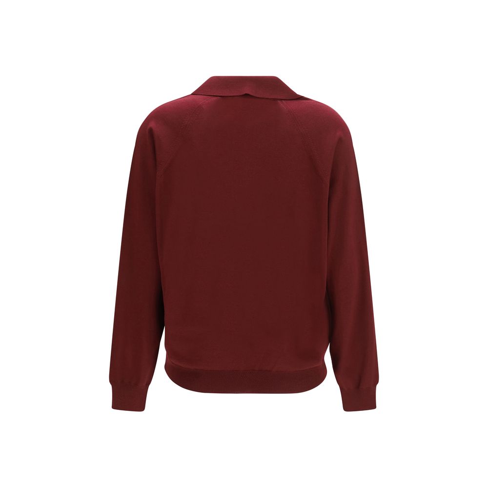 Miu Miu Bordeaux Wool Oves Aries Cardigan