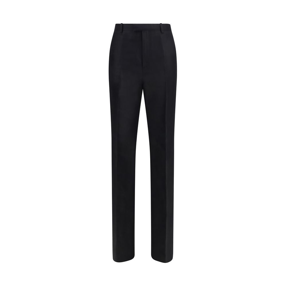 Gucci Black Silk Dress Pants