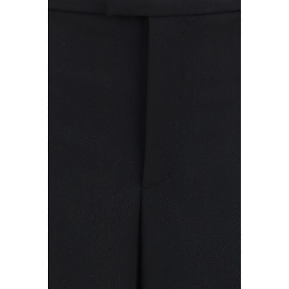 Gucci Black Wool Oves Aries Casual Pants