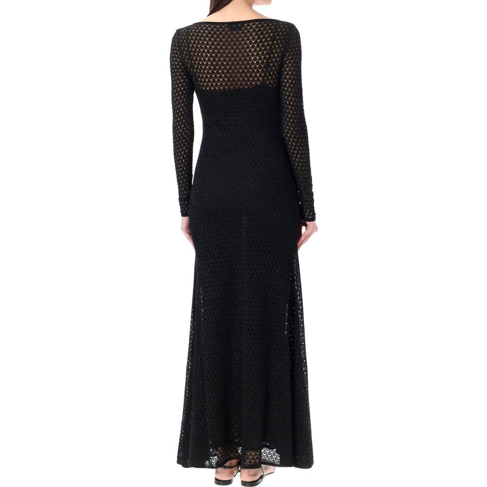 Tom Ford Black Metallic Fibre Casual Dress