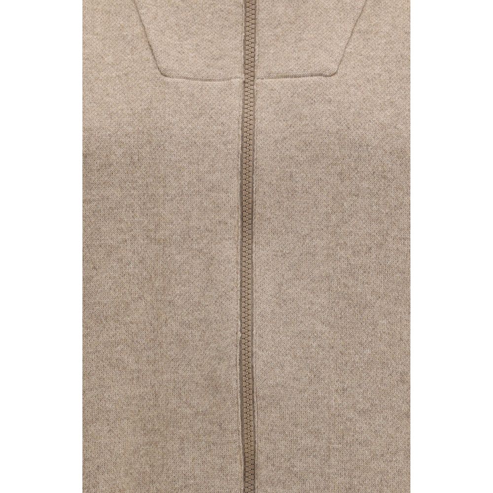 Brunello Cucinelli Beige Cashmere Cardigan