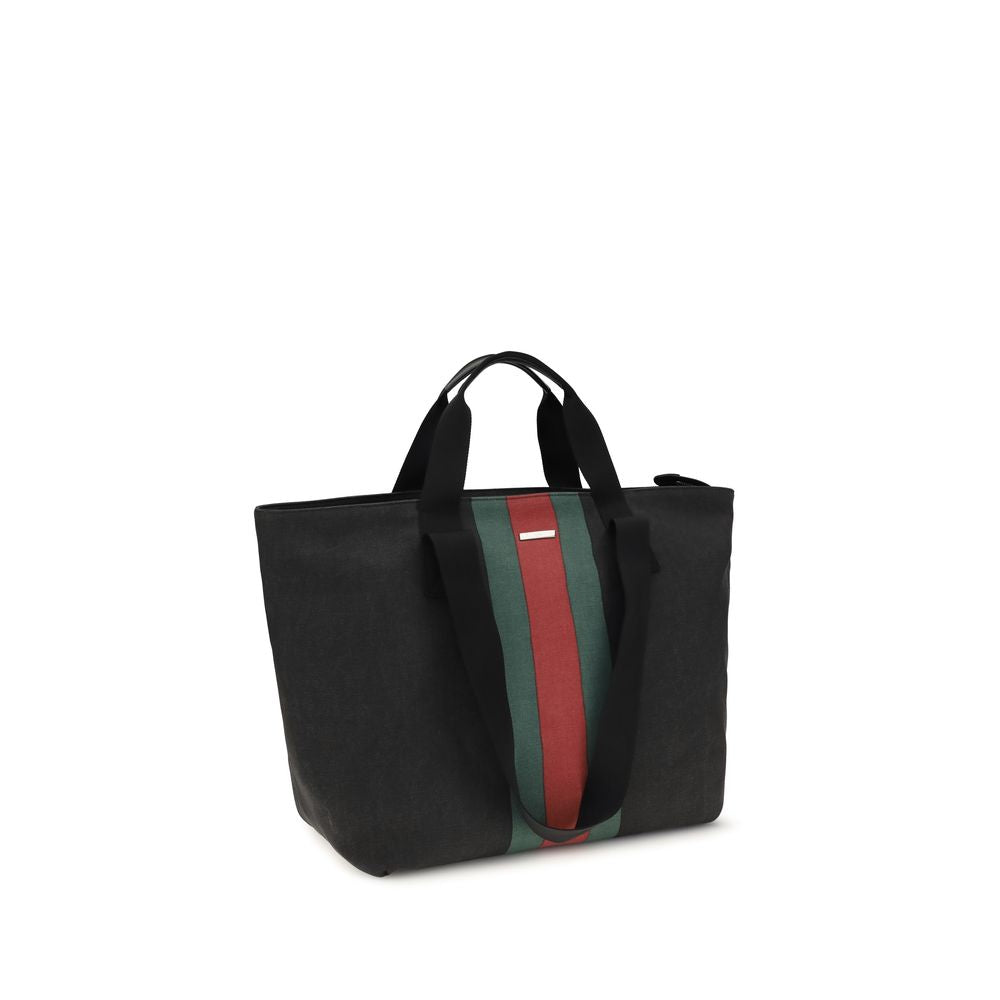 Gucci Black Fabric Shoulder Bag