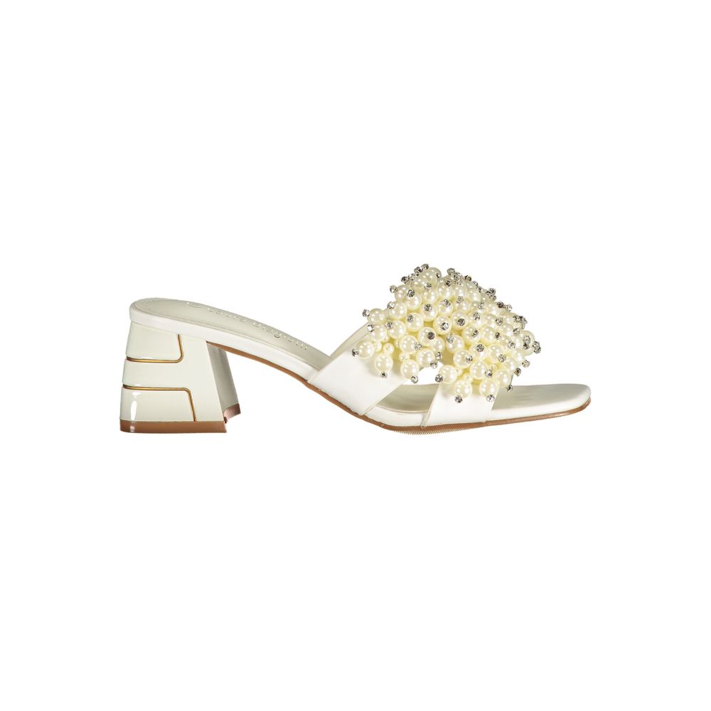 Laura Biagiotti Bianco Poliuretano Donna Sandal