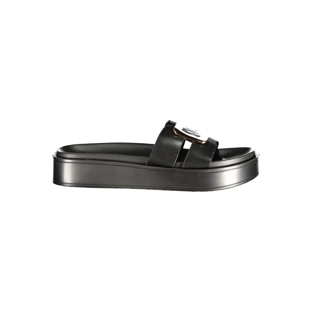 Laura Biagiotti Nero Polyurethane Women's Sandal