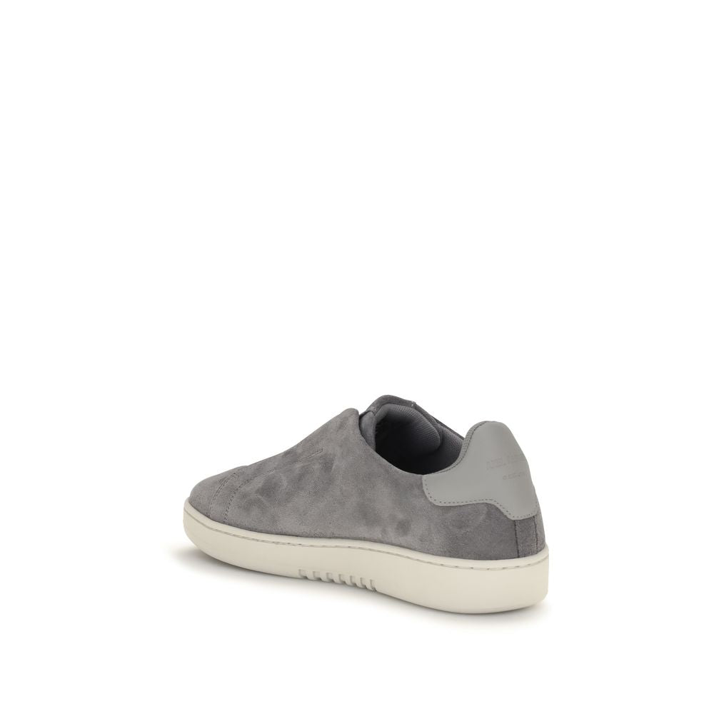 Axel Arigato Gray Calf Leather Bos Taurus Low Top Sneakers