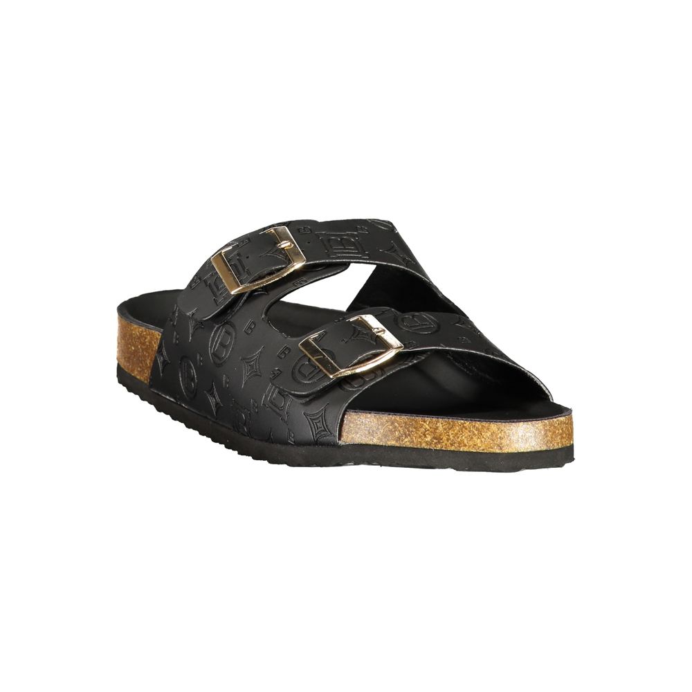 Laura Biagiotti Nero Polyurethane Womens Sandal