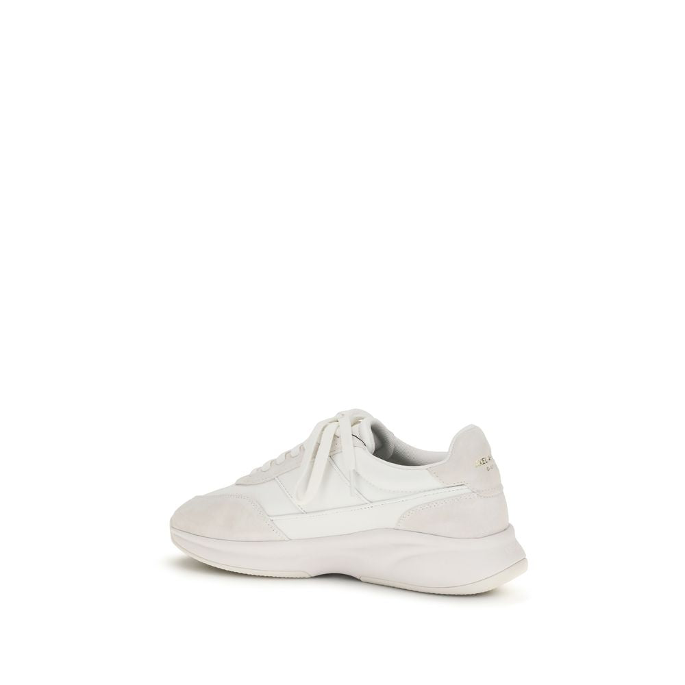 Axel Arigato White Calf Leather Bos Taurus Athletic Sneakers