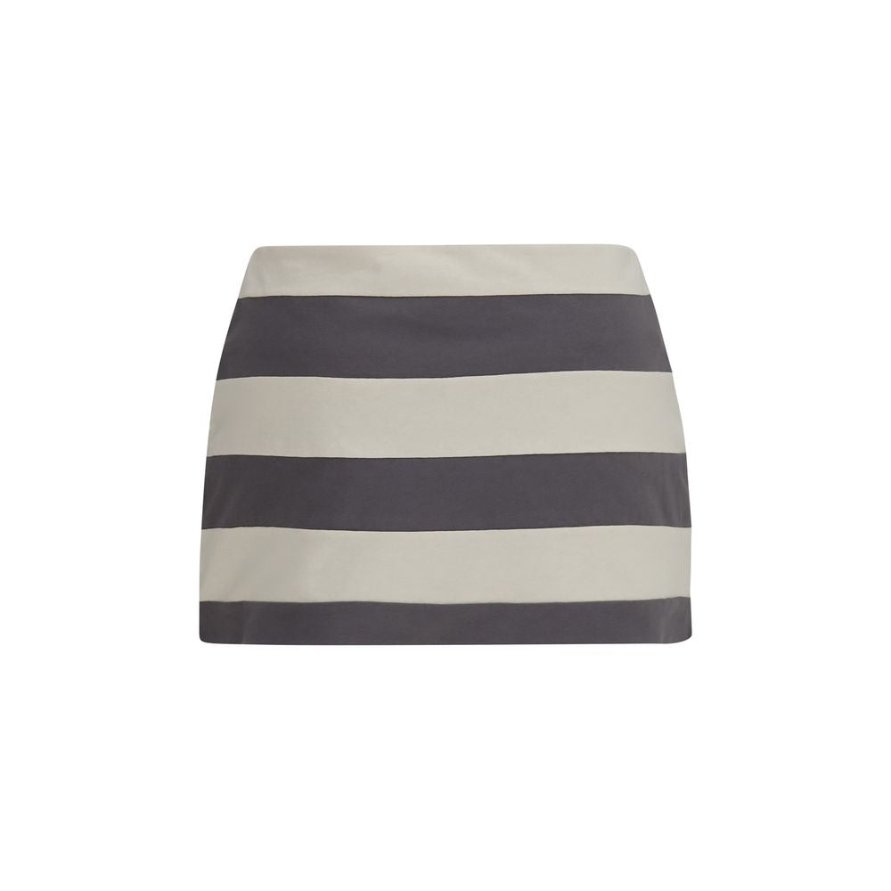 Miu Miu Multicolor Cotton Mini Skirt